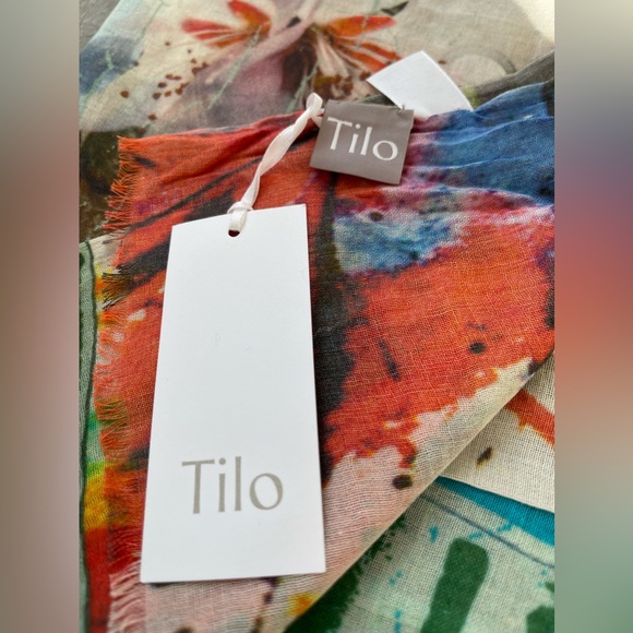 TILO Scarves wearable art 💙 Cotton Modal NEW with tags. - Picture 6 of 11